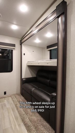 7.1K views · 55 reactions | A fifth wheel that sleeps up to 9 and is...