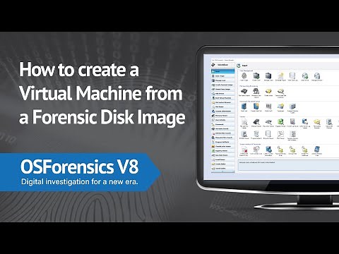 How to create a Virtual Machine from a Forensic Disk Image