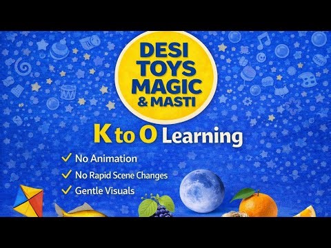 Alphabet learning for kids | K to O