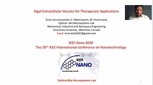 Algal Extracellular Vesicles for Therapeutic Applications