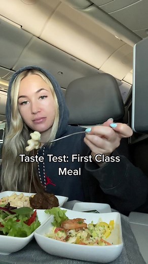 First Class Meal Taste Test: Airplane Food Review
