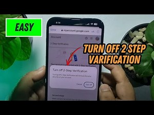 How To Turn Off 2 Step Verification On Gmail (iPhone+Android)