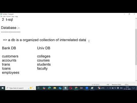 Sql server demo