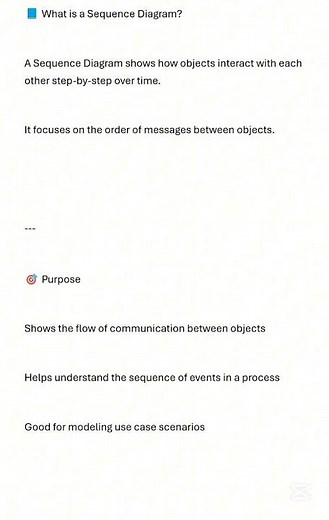 Sequence Diagram in Engineering #sdlc #computer #softwaredevelopment #softwareengineering