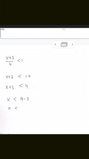 Do you know how to solve inequalities with fractions? #math #student #exam
