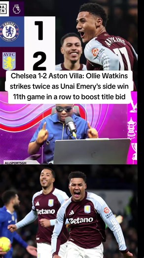 Ollie Watkins Leads Aston Villa to Victory Over Chelsea