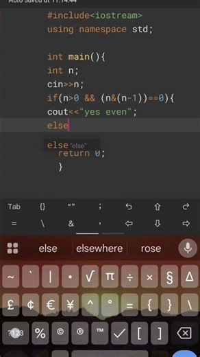 #coding #maths #code "Check even or odd number without modulo(%) operator in c++ ....