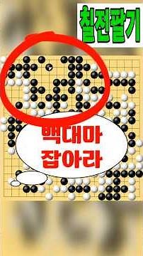 백대마를 잡아라 칠전팔기 타이젬 바둑5단 바둑기보입니다 #바둑두기 #바둑초보 #바둑배우기 #gameplay #games #실제둔바둑보기 #게임 #왕초보