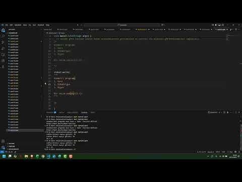 20. Flutter Dart if else if örnek çalışmalar