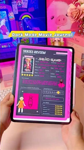 Squid Game 🩸 | Dark Mode Journal Setup