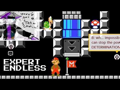 Expert Endless: We Stumble into Some Fan-fiction (Mario Maker 2, Switch 2)