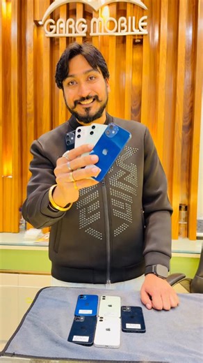 Rohit Garg on Instagram: "iPhone 12 mini 64,128 India 🇮🇳 64 GB 17000 128 GB 19000 . 85+ battery 🔋 . ALL COLOURS AVAILABLE . GARG MOBILE Shiv mandir market SHOP NO 9 , SAMANA 147101 punjab . Contact 8054243950"