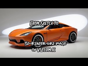 From Sketch to 3D: Car Design Timelapse Using Vizcom.ai