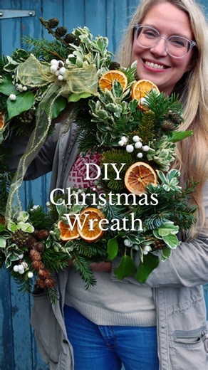 🎄 Make a BEAUTIFUL Christmas Wreath for under £1! My method is simple, and all that you need is freshly cut sticks, foraged berries, greenery, and string. You can also add extras, such as ribbon and dried orange slices. I'm going through the full process, step-by-step, in Sunday's new YouTube video. Subscribe at: https://youtube.com/lovelygreens #diychristmas #christmascrafts #christmaswreath #christmasdecor #handmadechristmas #growyourown | Lovely Greens