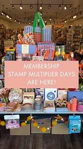 Membership Stamp Multiplier days are HERE! 🤩 Today through 5/27, Rewards members get 2 stamps and Premium members get 3 stamps for every $10 spent in stores! Every 10 stamps gets you a $5 reward 🛍️ To sign up for a membership, head to your local Paper Source and start saving today! ✨ https://papersource.visitlink.me/3qo0jG #membership #rewards #memorialdayweekend #memorialdaydeals #deals #papersource | Paper Source