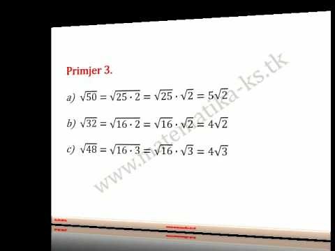 016 Osnovne računske operacije u skupu R i njihova svojstva