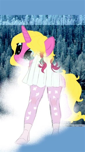 She looks like Rarity and Pinkie Pie’s daughter 😭 why