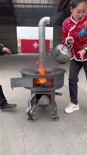 Smokeless wood-fired stove 2026 new model of wood-fired stove for rural use Firewood Stove.