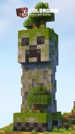 Goldrobin on Instagram: "I built a giant Creeper Statue in Minecraft!  Tutorial on YouTube: Goldrobin  Schematic on Patreon: Goldrobin .  Everything is built by me!  Ressourcepack: Minecraft  Shader: Complementary . Tags: #minecraft #minecraftbuilds #gaming #minecraftdaily #minecraftarchitecture #minecraftart #minecraftmemes #minecraftcreation #minecraftdesign #minecrafthouse #gameart #minecraftedit #minecraftpc #mojang #minecraftbuilding #creeper"