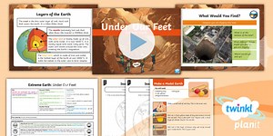 Geography: Extreme Earth: Under Our Feet Year 3 Lesson Pack 1