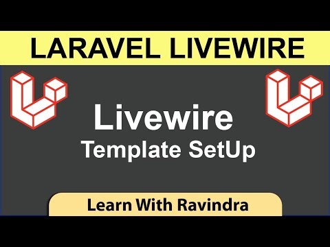 HTML Template setup in Livewire Project | How setup template in Laravel Livewire Project