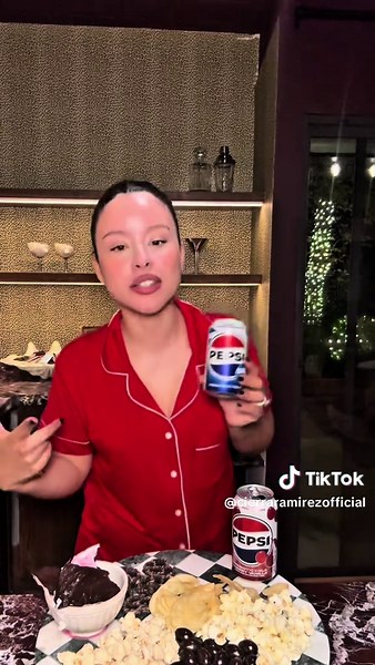 #PepsiPartner Eating good, drinking better…that’s what girl dinner is all about! And, I think I found the perfect pairing NEW @Pepsi Prebiotic Colas! Get it while supplies last on TikTok Shop! #UnbelievablyPepsi