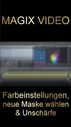 Effektmasken erstellen + überlagern + Farbanpassungen + Unschärfe #shorts