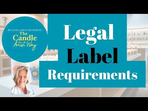 What is legally required on a Candle Label In the USA