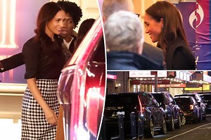 Meghan Markle arrives to ‘Gypsy’ on Broadway in 4-vehicle motorcade after swanky meal in NYC