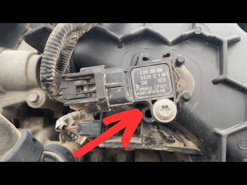 Manifold Absolute Pressure (MAP) Sensor Ford Edge 2.0L 2012-2014 Location and Replacement