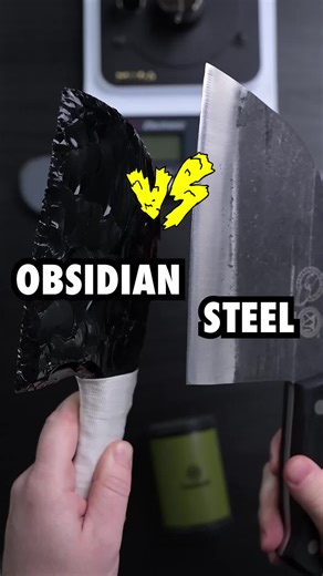Obsidian vs Steel Cleaver: The Ultimate Sharpness Showdown
