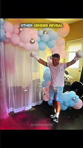 Last gender reveal is absolutely insane 😱 #genderreveal #shorts