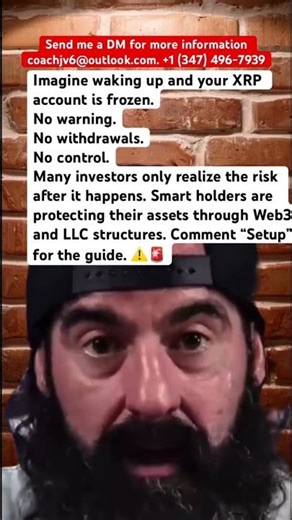 Imagine Waking Up and Your XRP Account Is Frozen”Hashtag: #XRPFroze