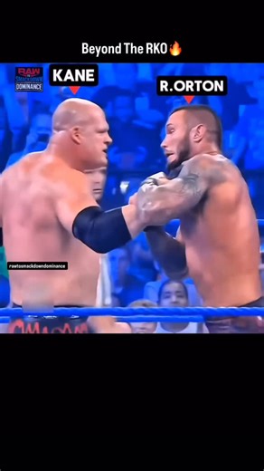 rawtosmackdowndominance on Instagram: "🙌🏻“One move won the match. One gesture won history.”🙌🏻 🐍🔥 WHEN THE VIPER EARNS A MONSTER’S RESPECT. 🔥🐍 Randy Orton didn’t come to overpower Kane — he came to outthink him. From the opening bell, it was power versus precision. Kane crushed him with corner splashes, thunderous boots, and those choking hands that made the entire arena believe the end was near. Every time the Big Red Machine stood tall, it looked like Orton was finished. But Randy Orton