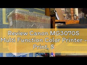 Review Canon MG3070S Multi Function Color Printer - Print, Scan, Copy with WiFi