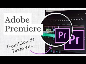 Como Hacer Transicion de Texto en Premiere Pro