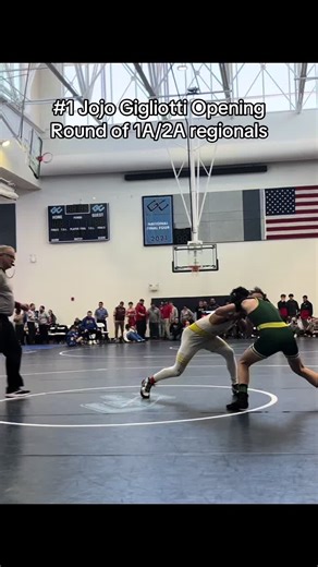 #1 Jojo Gigliotti Opening Round of 1A/2A regionals #maryland #marylandwrestling #southcarroll #mpssaa