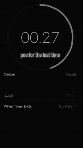 Timer POV: Experiencing the Final Countdown