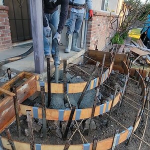 Front Yard Remodel Pouring A Concrete | DIY & Crafts