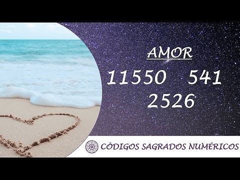 Código Sagrado para el amor | Secuencia de Códigos Sagrados Numéricos