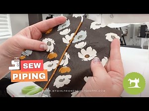 How to Sew Piping on Your Serger | Baby Lock Serger Tutorial 🧵✨