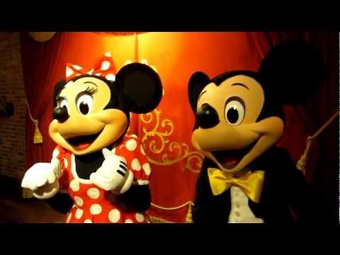 Tommy Des Brisay meets Magician Mickey and Minnie at Magic Kingdom