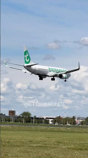 Transavia Boeing 737 - Amsterdam #aviation #landing #boeing737