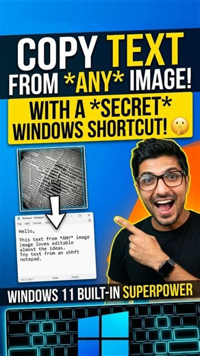 This Hidden Windows Shortcut Saves Hours of Typing #windowstips #hacks #shorts
