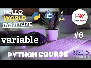 variable in python || @helloworld_institute