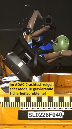 Achtung: Diese Kindersitze sind gefährlich! ⚠️ #adac #shorts