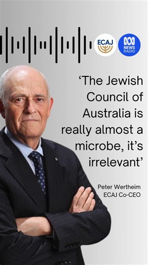 Speaking on ABC News Radio, ECAJ co-CEO Peter Wertheim dishes out a dose of reality about Jews protesting President Herzog's visit and claims that he incited genocide. | Executive Council of Australian Jewry - ECAJ