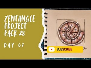 Day 07 of Zentangle Project Pack 28!