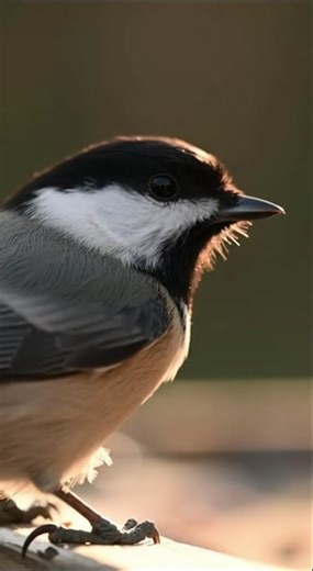 Chickadee's Garden Visit#chickadee #nature #cinematic #wildlife #garden #macro