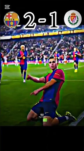 Yesterday match highlights Football Barcelona 🥶⚽#youtube #football #shorts